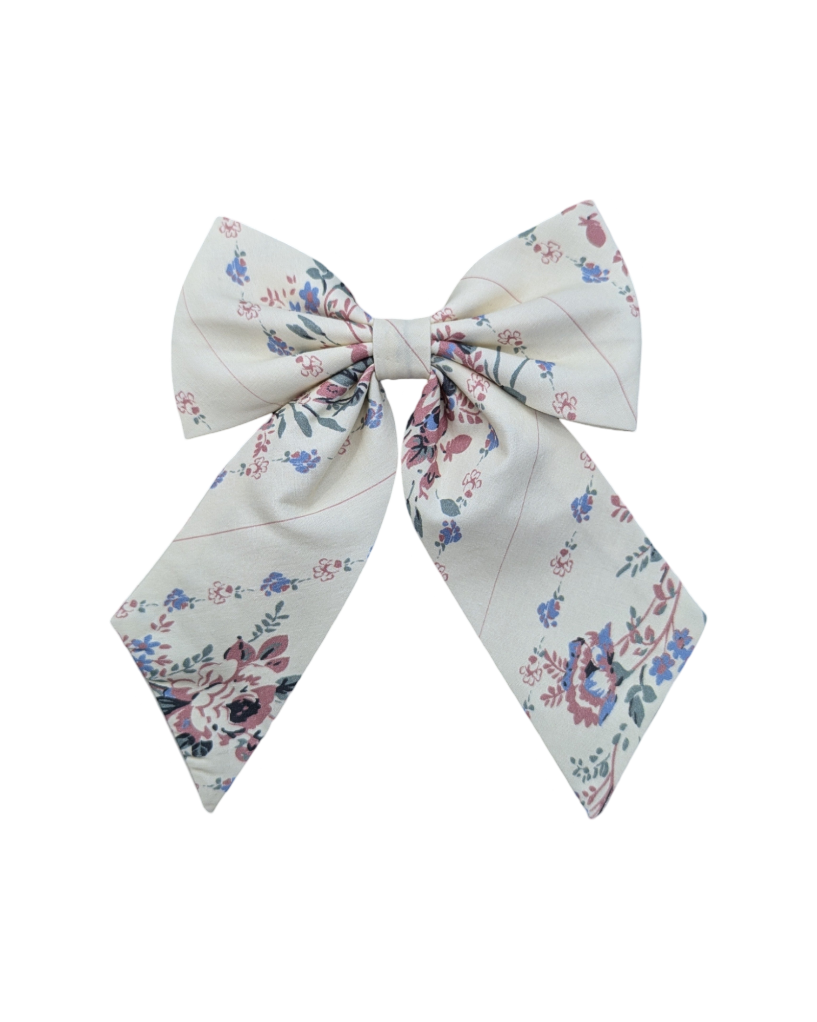 Pretty Women's Bows in Charming Striped Rose